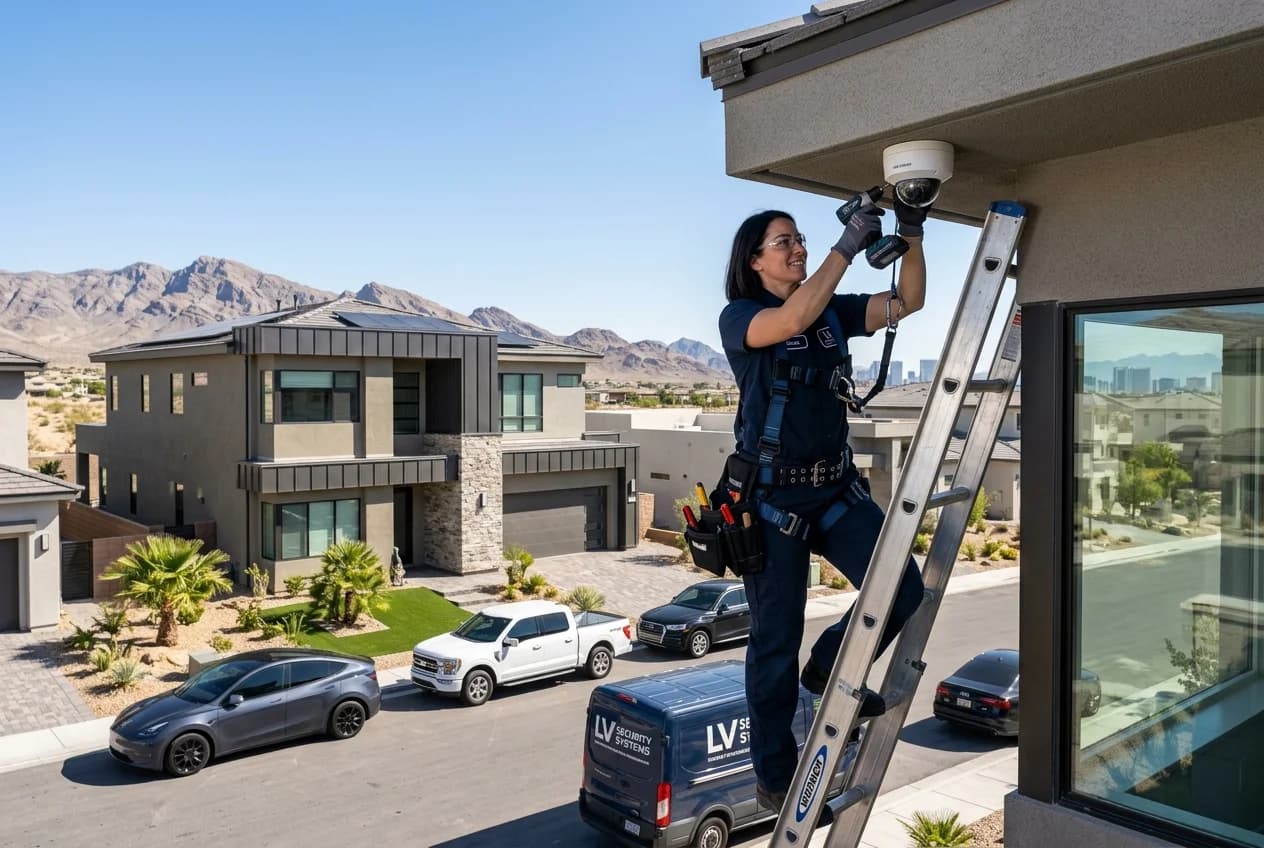 Security camera installation Las Vegas